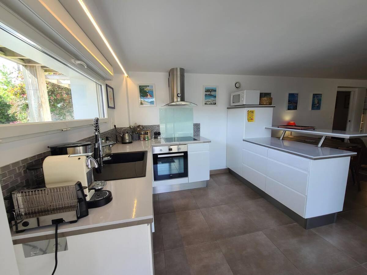 Appartement Moderne Avec Terrasse - Proche Mer Agon-Coutainville Esterno foto