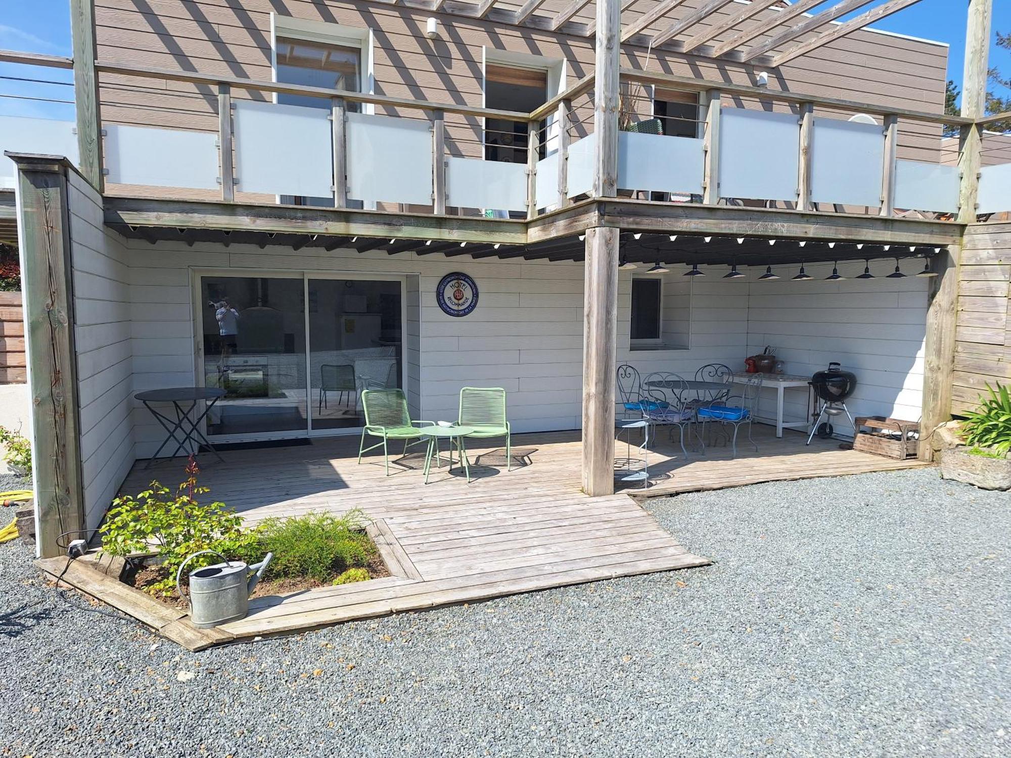 Appartement Moderne Avec Terrasse - Proche Mer Agon-Coutainville Esterno foto